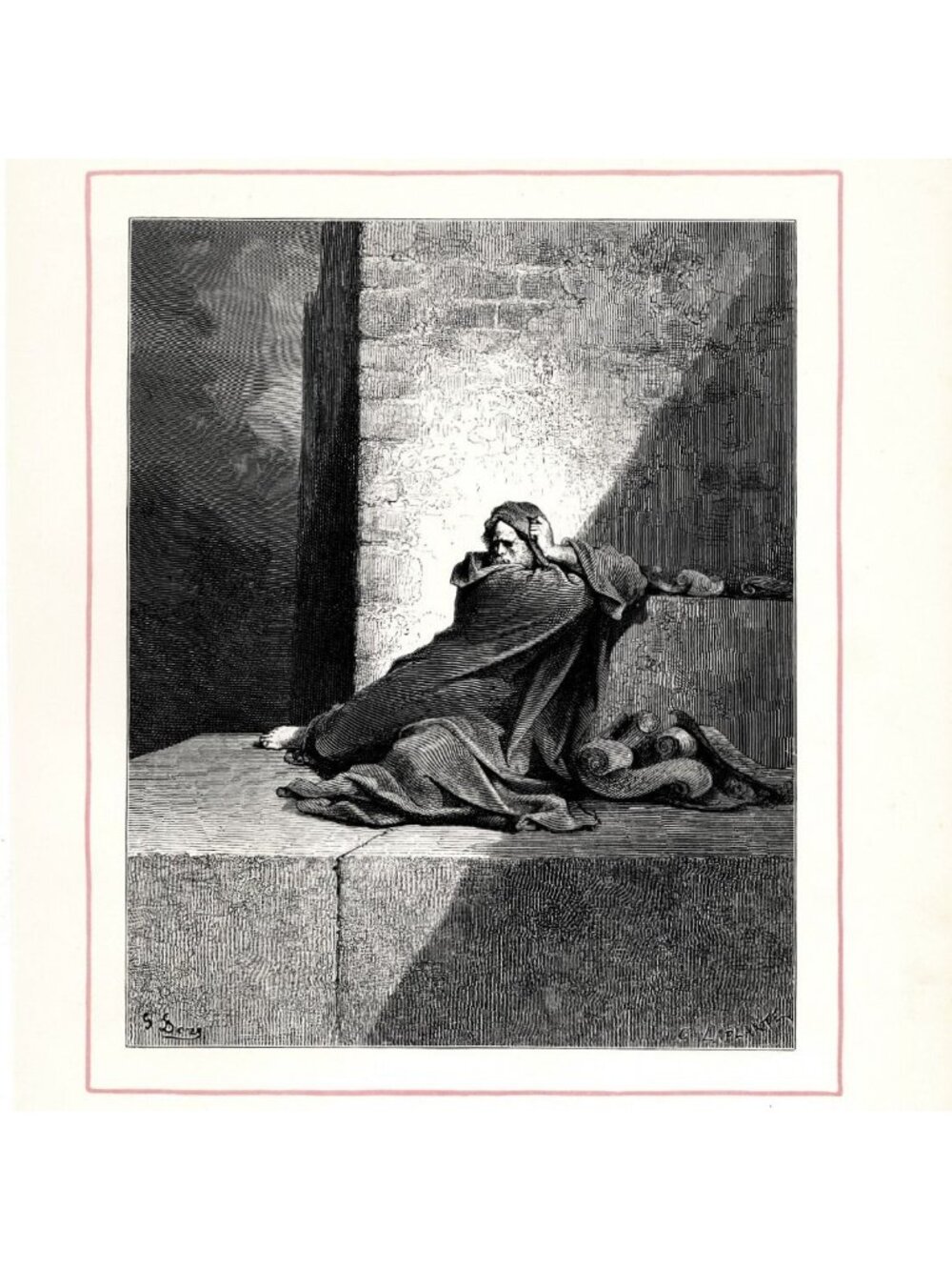 Gustave Doré “Baruch” 1953 Limited Edition Old Testament Plate, Copy No. 143